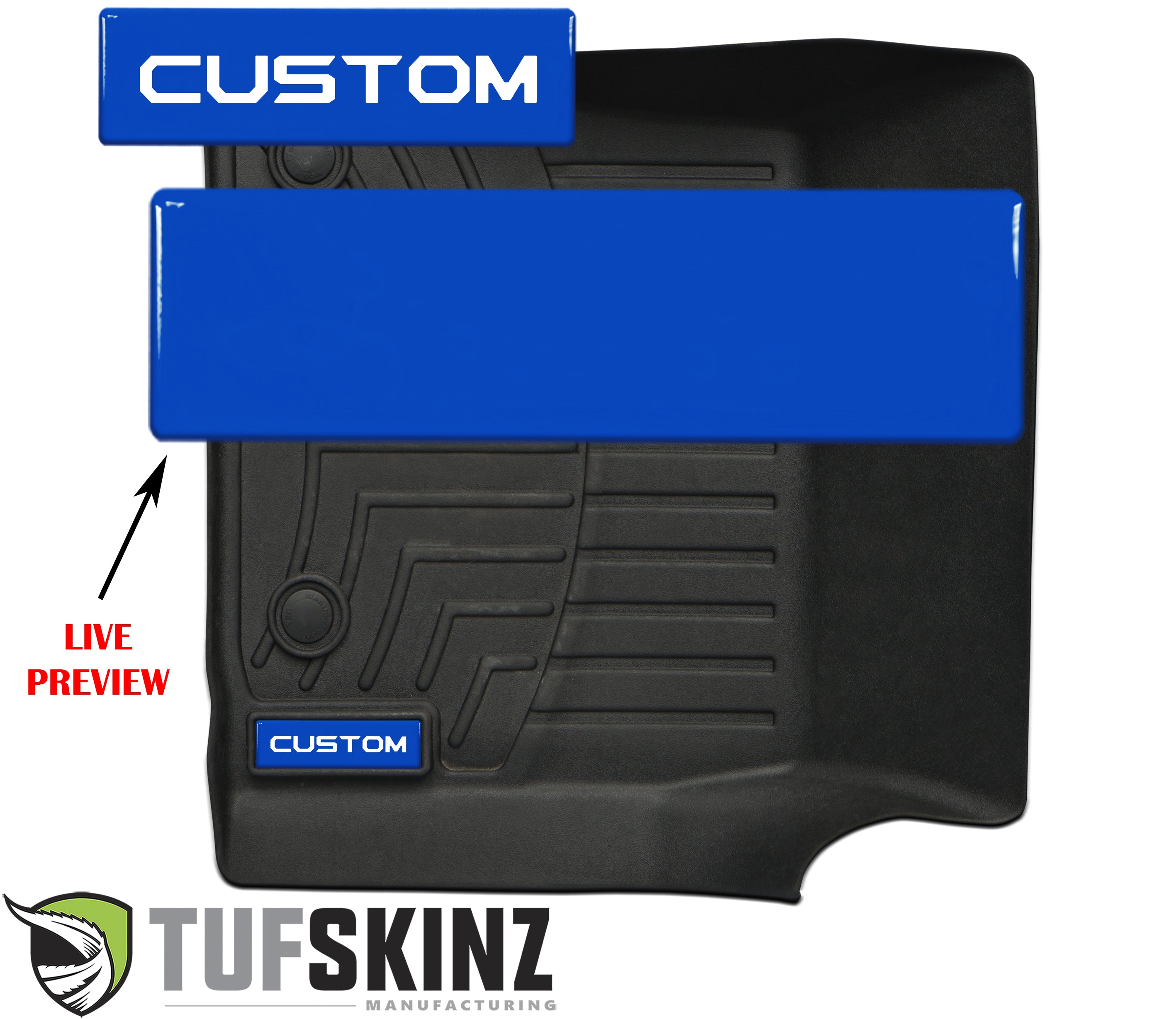 Badge/Emblem Inserts Fits Ford Trucks - WeatherTech Floor Mats