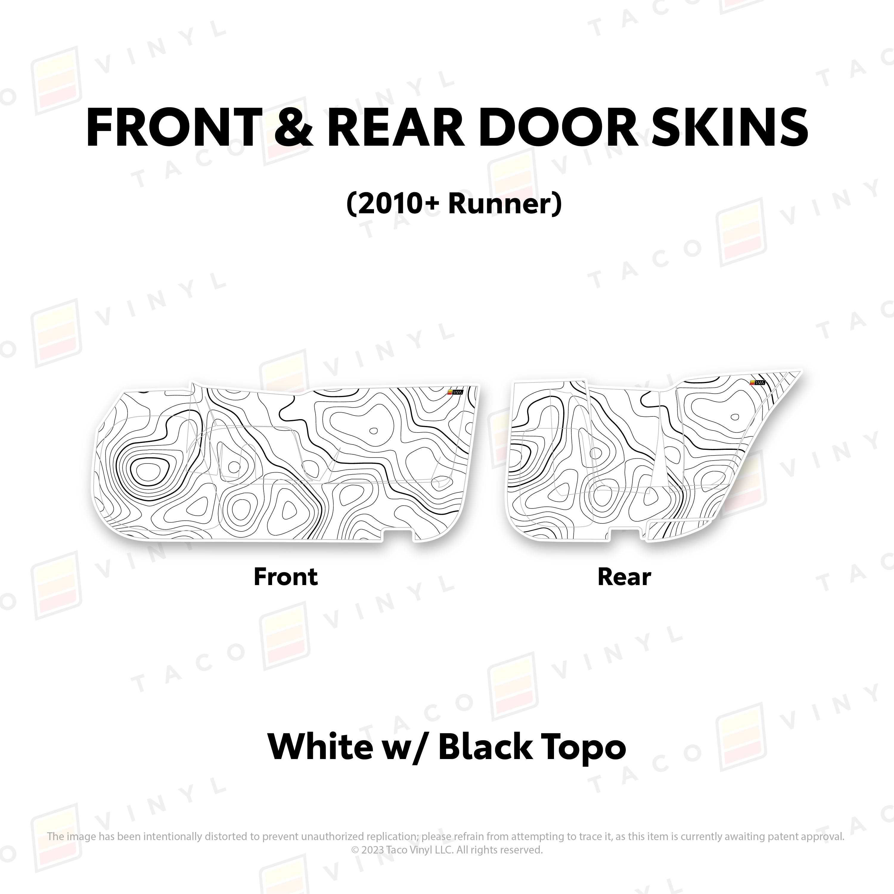 2010-24 Door Skins (Lower Section) For 4Runner