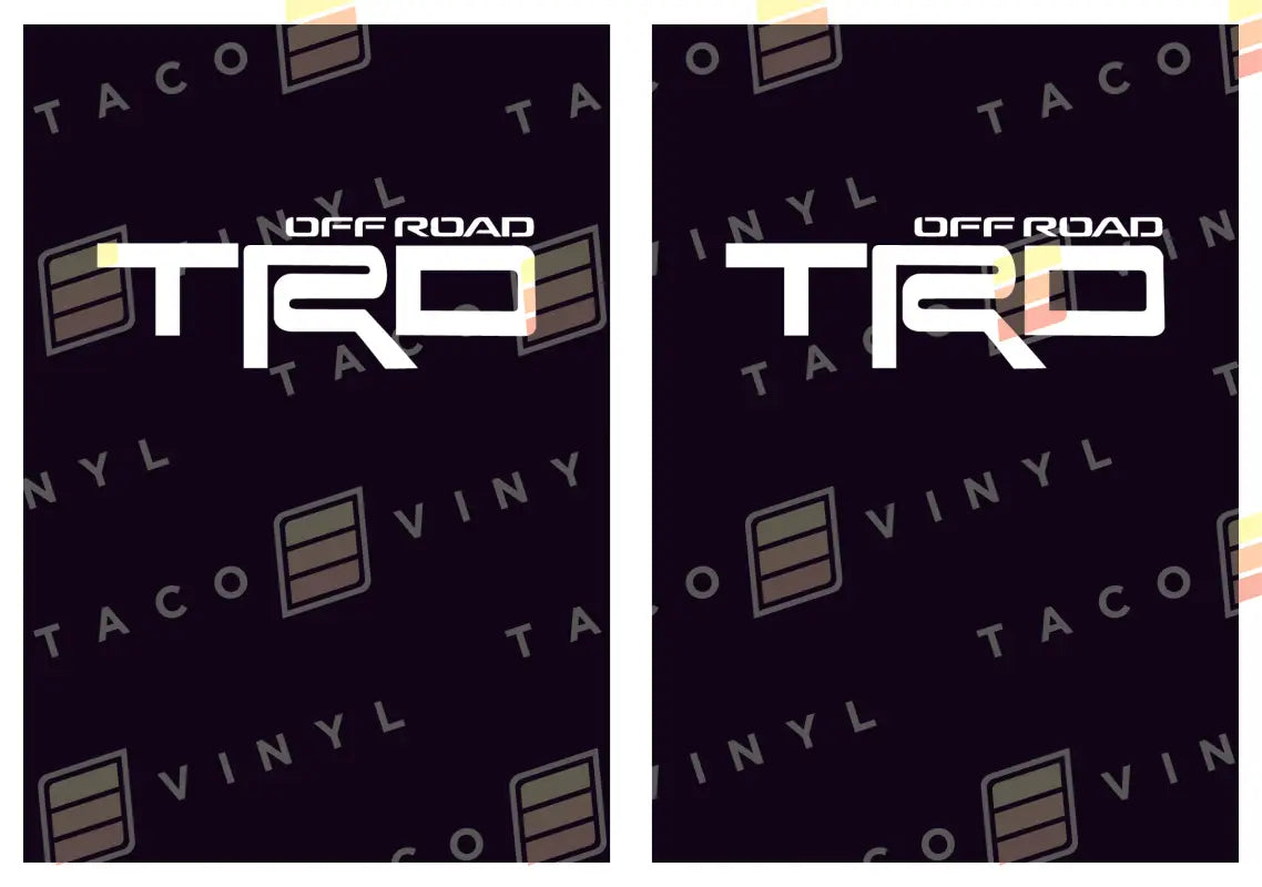 Alpha Bed Decals with Two TRD Off-Road Decals for stylish truck bed decals