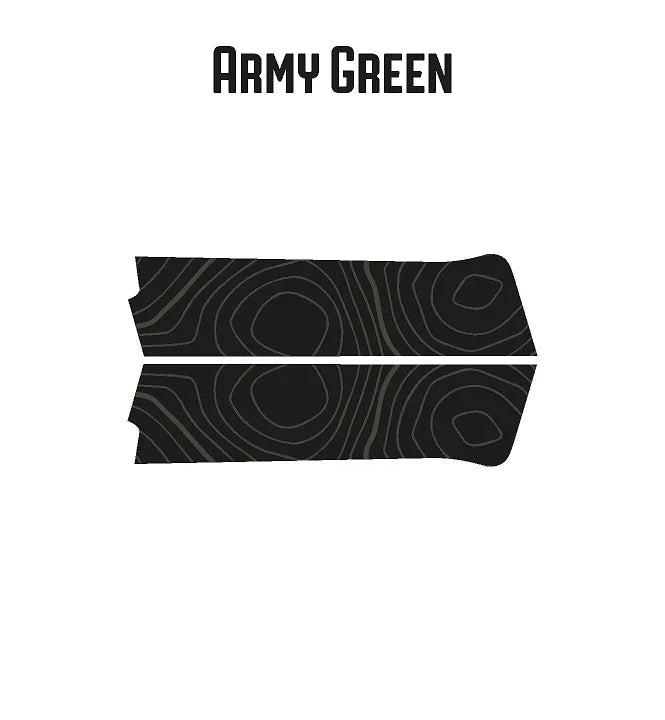 Topographic Outer Hood Trim Overlay (Top) For 2024+ Land Cruiser