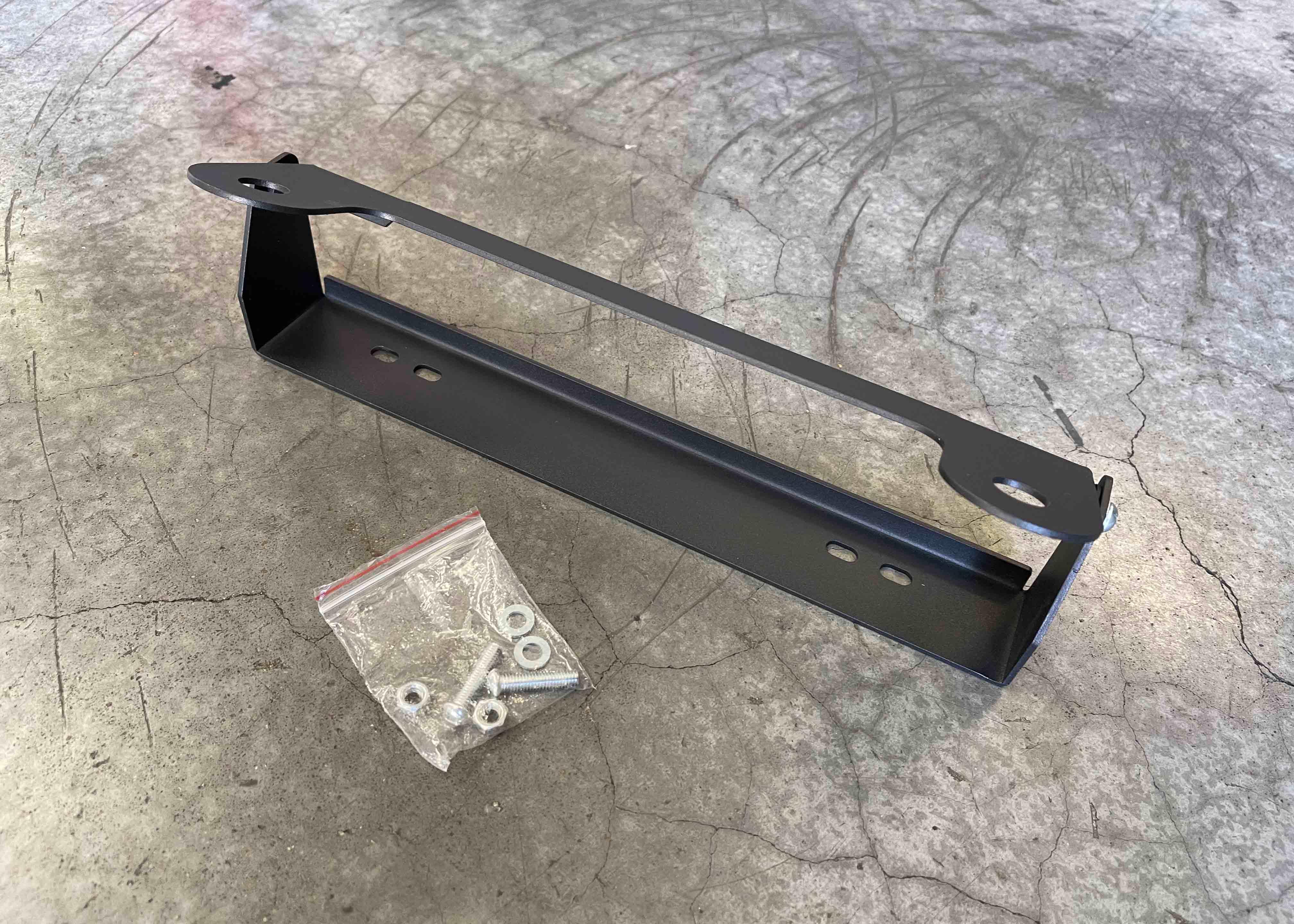 Flip Up Front License Plate Holder - Hawse Fairlead
