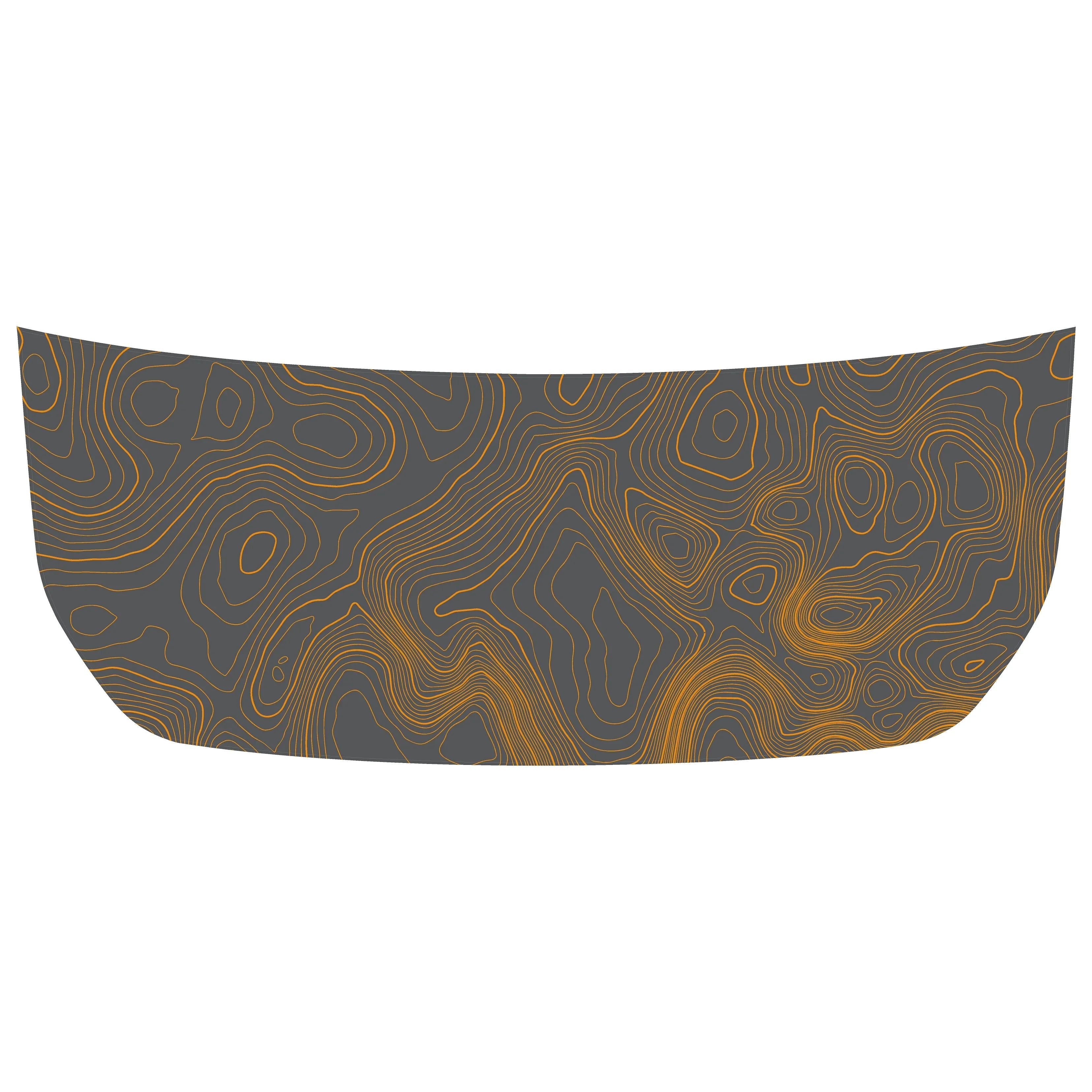 Stealth Topographic Map Hood Overlay (Printed Series) For 2021+ Bronco