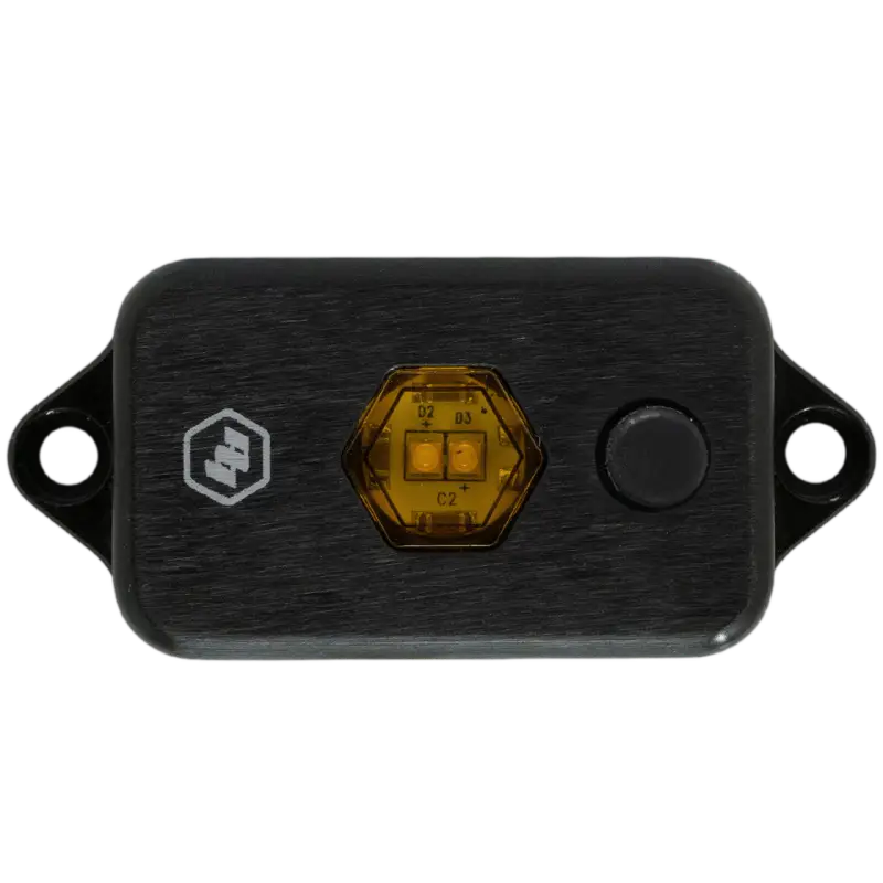 Rectangular black LED dome light with switch for Baja Designs LED Dome Light with Switch Universal