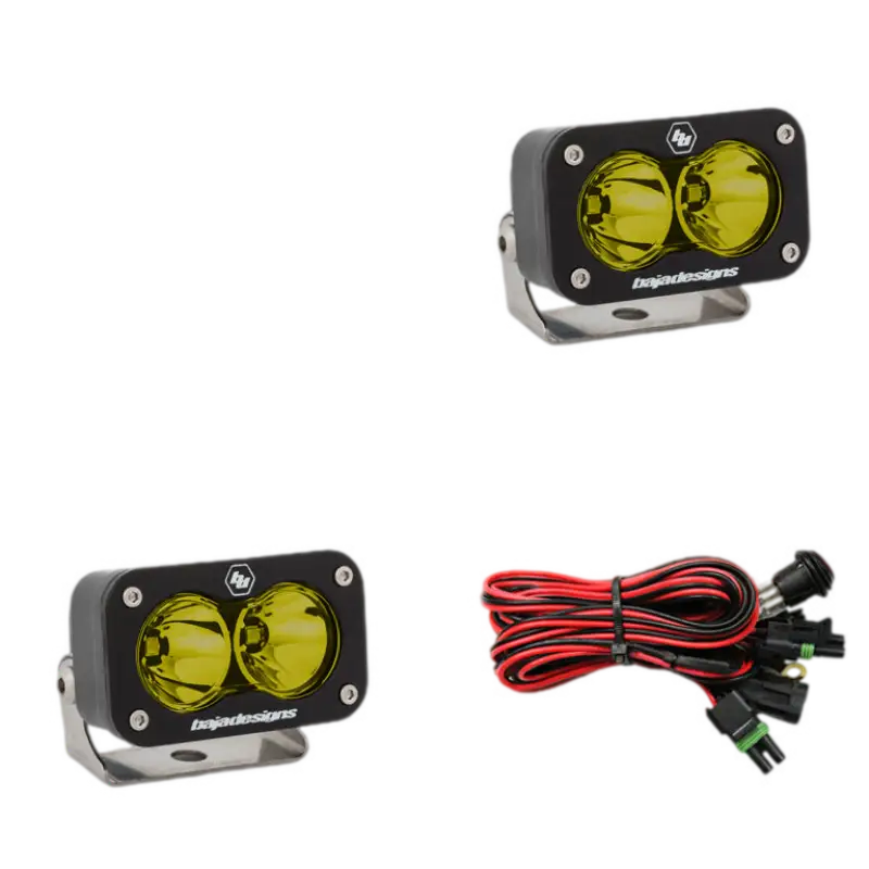Baja Designs S2 Pro LED Lights - S2 PRO (PAIR) / AMBER / SPOT - Lighting > Off Road Lights > Light Pods