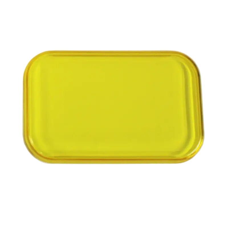 Yellow rectangular candy for Baja Designs S2 Rock Guards, durable rock guard accessory