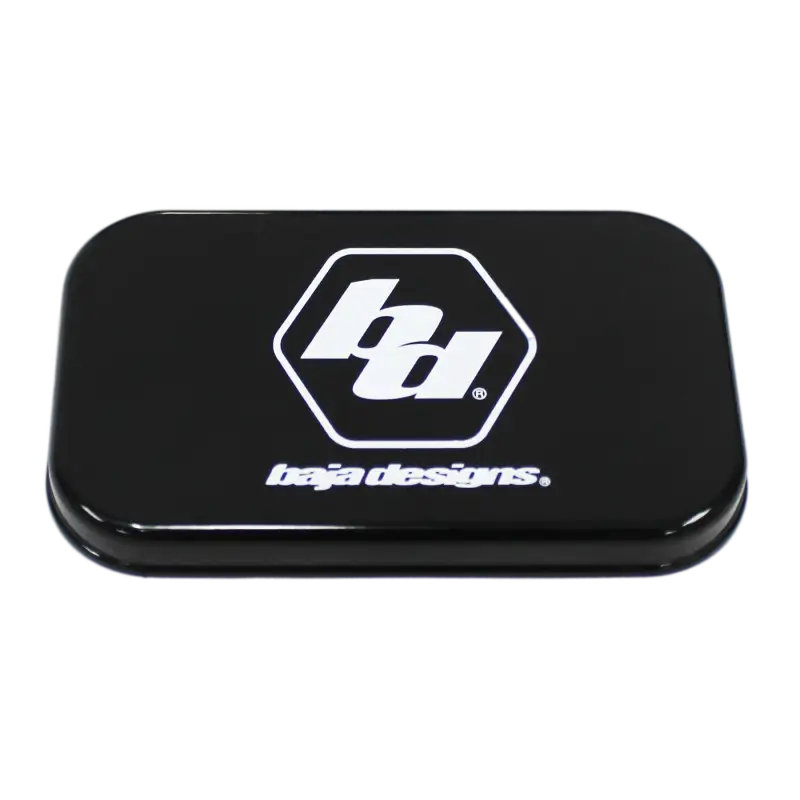 Black Baja Designs tin for durable Baja Designs S2 Rock Guards rock guard protection