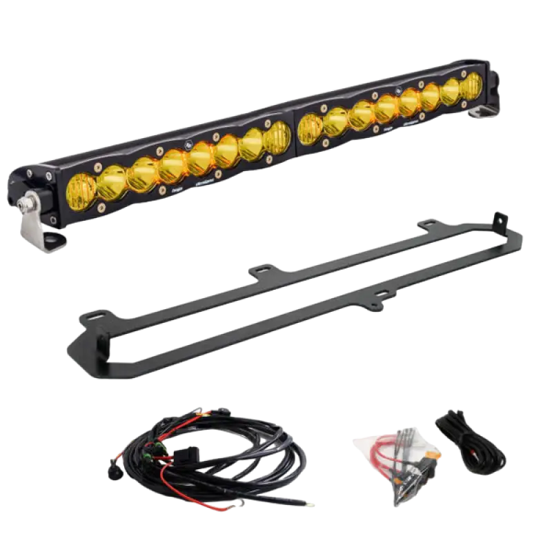 LED light bar with mounting bracket and wiring for Baja Designs TRD Pro Tundra