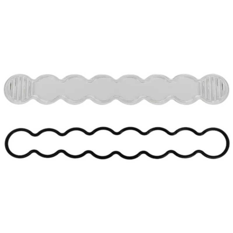 Clear and black plastic hair clips from Baja Designs S8 Lens Kit for versatile styling