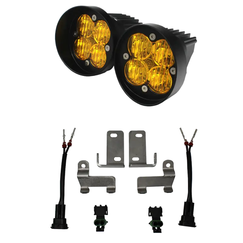 Off-road LED light kit for Toyota Tacoma and 4Runner with fog pocket wide cornering design