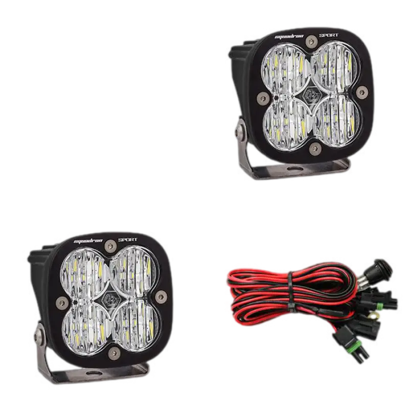Baja Designs Squadron Sport LED Lights off-road lighting zone with driving combo pod lights
