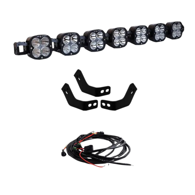 Baja Designs - XL Linkable Roof Light Bar Kit for Prinsu/Sherpa Rack - Toyota Tacoma (2005-2022), 4Runner (2010-2022), FJ Cruiser (2007-2014), Tundra (2007-2021) - Sibi Built