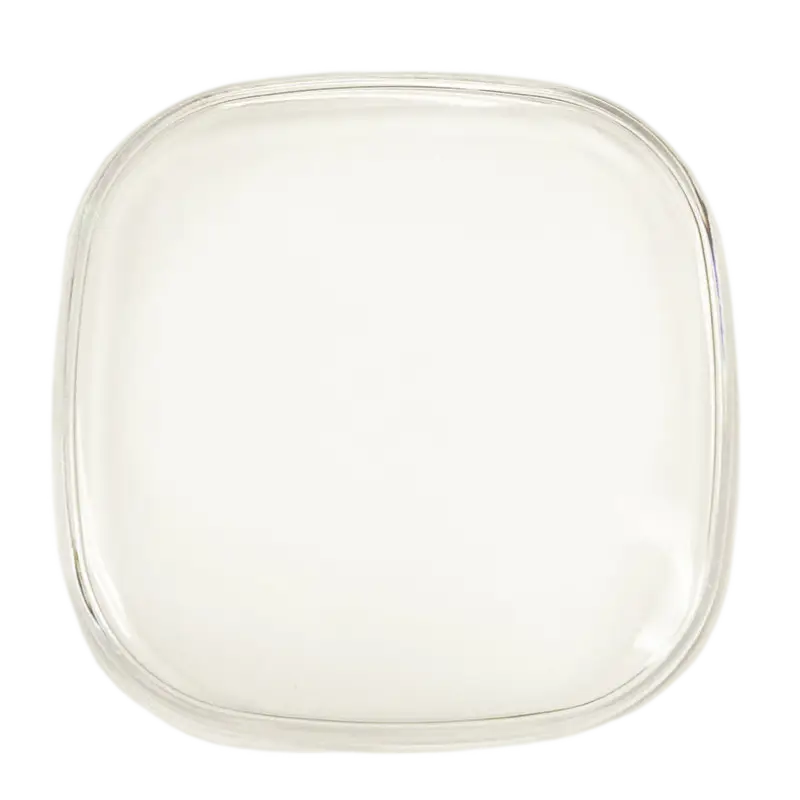 Square clear glass dish for Baja Designs XL Rock Guards rock guard protection