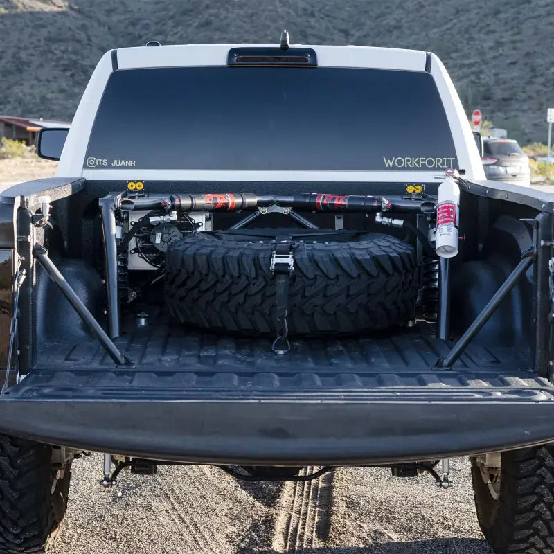 Bed Supports with Whip Mounts For 09-18 Ram 1500