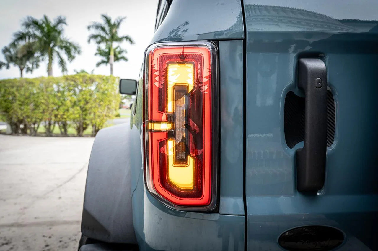 Bigfoot aka Sasquatch in the Woods Tail Light Overlays For 2021+ Bronco