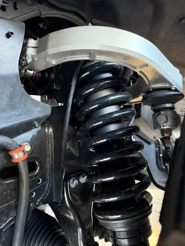 Black coil spring suspension for Billet Uniball UCA Colorado ZR2 kevlar reinforced sealed FEA analyzed