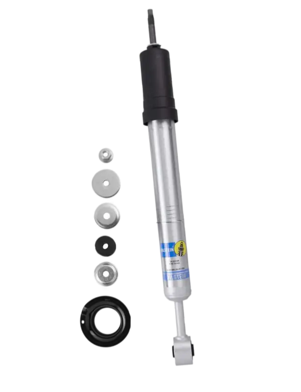 Bilstein 5100 Lift Kit front shock for 2016-2023 Toyota Tacoma, adjustable 0-2 inch lift with included hardware for improved suspension.