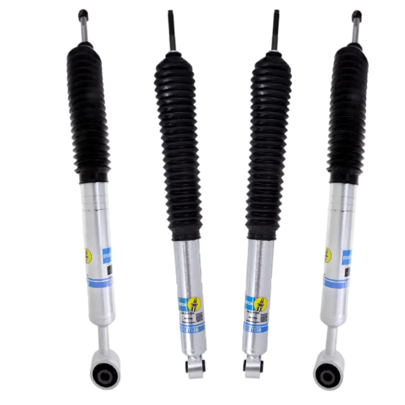 Bilstein 5100 Lift Kit adjustable shocks for 2007-2021 Toyota Tundra, offering 0.87-2.28 inch lift and improved suspension performance.