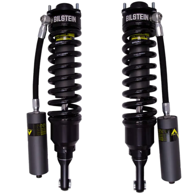 Bilstein B8 8112 ZoneControl CR suspension kit for 2016-2023 Toyota Tacoma, featuring position-sensitive damping and adjustable ride height.