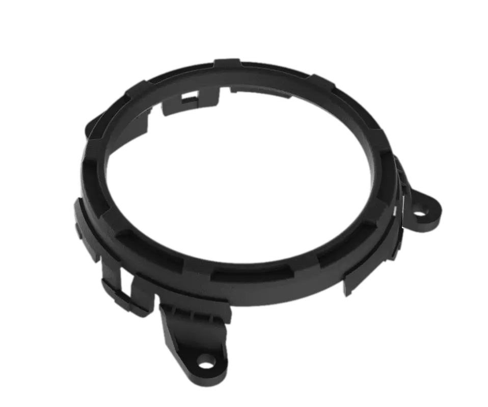 Single Tundra Blackout Vent Ring in black finish, showcasing its durable design and factory-fit compatibility.