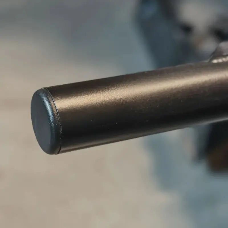 Detailed view of a 2nd Gen Bumper Cap end piece, featuring a sleek black finish for overland bumpers.