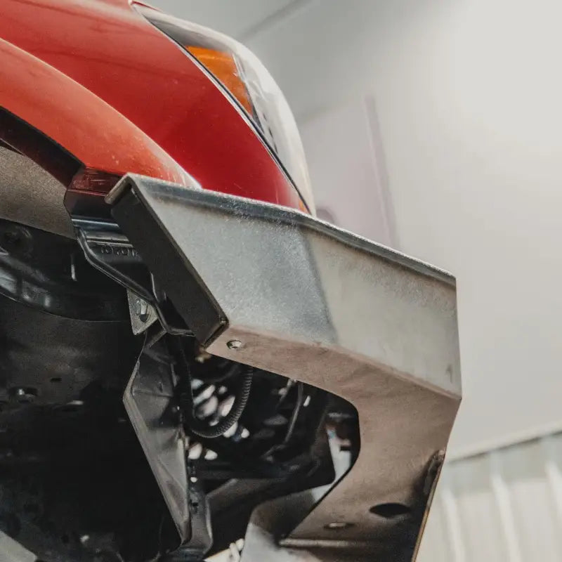 Close-up of 2nd Gen Bumper Caps installed on a vehicle bumper, highlighting precise fit and durable design.