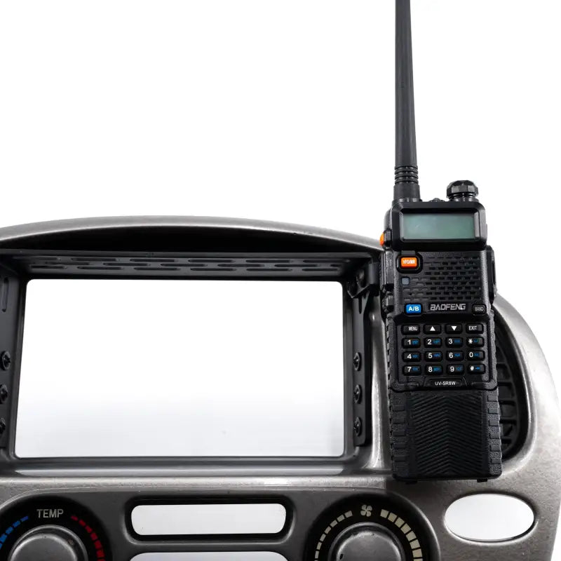 Sequoia dash mount with a Baofeng radio attached. Durable and customizable for 2001-2007 models.