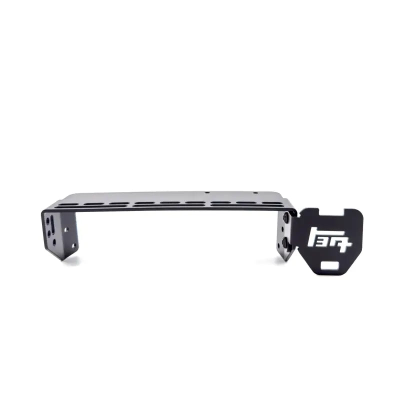 Side view of the 3rd Gen 4Runner modular console mount, featuring a durable black finish and multiple mounting points.