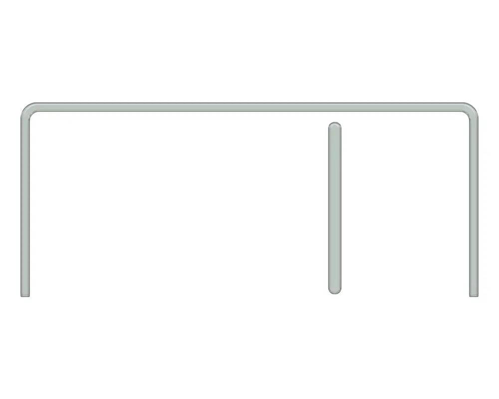 Gray metal frame for center display screen accent overlays on 2022-2024 Ford Maverick