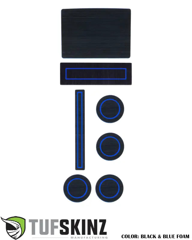 40/Console/40 Seats Console Shifter w/Center dash speaker Inserts Fits 2015-2016 Ford F-150 Black/Blue