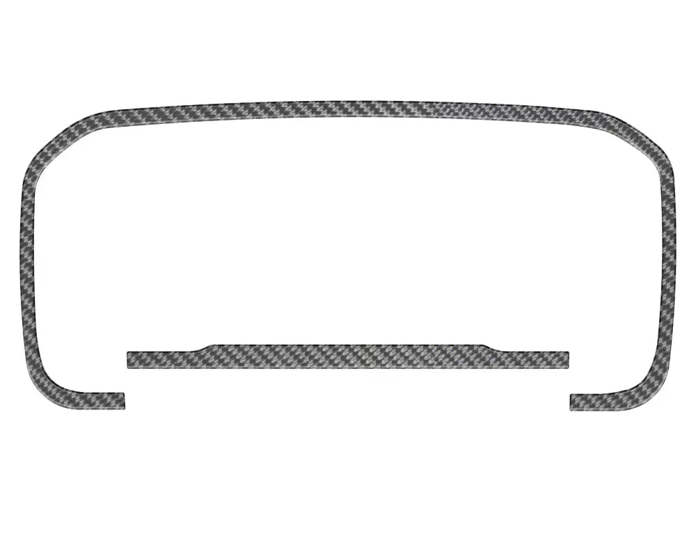 Carbon fiber dashboard accent overlays for Ford Maverick 2022-2024 dashboard accent overlays