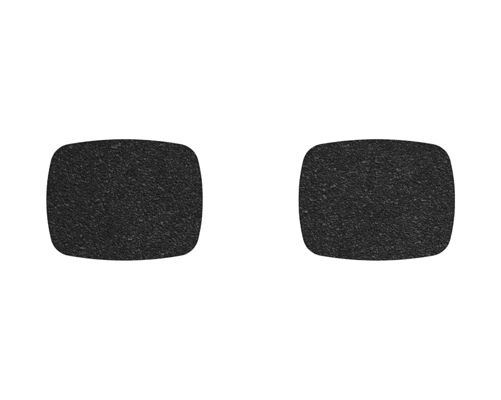 Two black textured door handle protective inserts designed for 2016-2023 Toyota Tacoma and 2010-2024 Toyota 4Runner, shown on a white background.