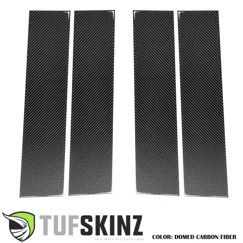 Carbon fiber trim pieces for Ford Super Duty door pillars Accent Trim 2017-2022