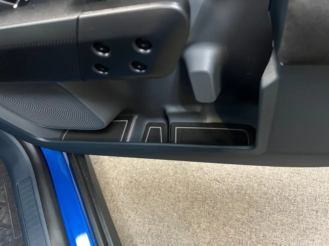 Car door interior with foam inserts in door pocket for Ford Maverick 2022-2024