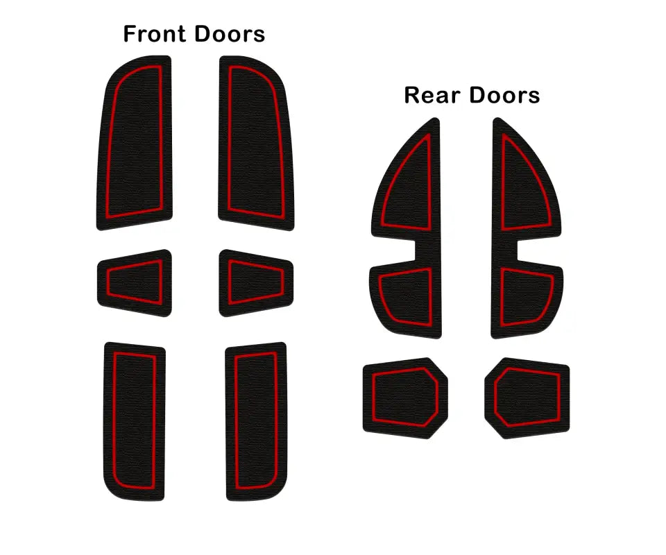Car door pocket foam inserts for Ford Maverick 2022-2024 interior mats