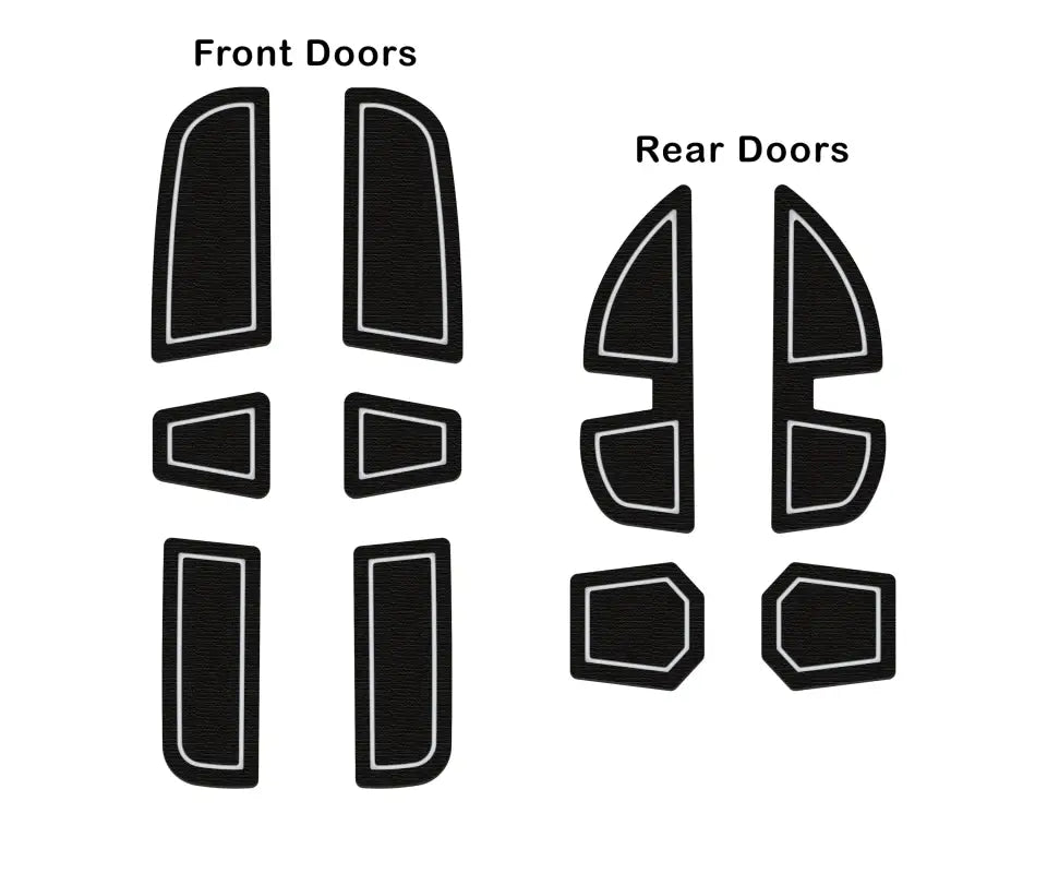Door pocket foam inserts for Ford Maverick 2022-2024 door pocket protection set