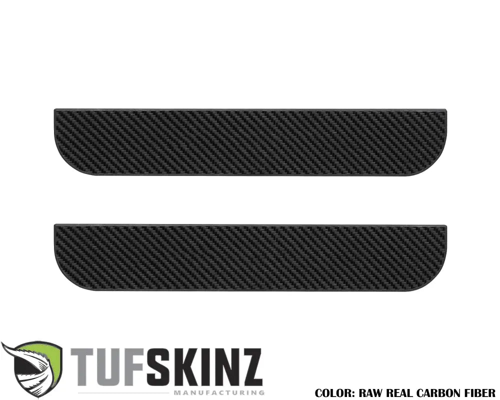 Carbon fiber door sill protection overlays for Ford Ranger 2019-2023