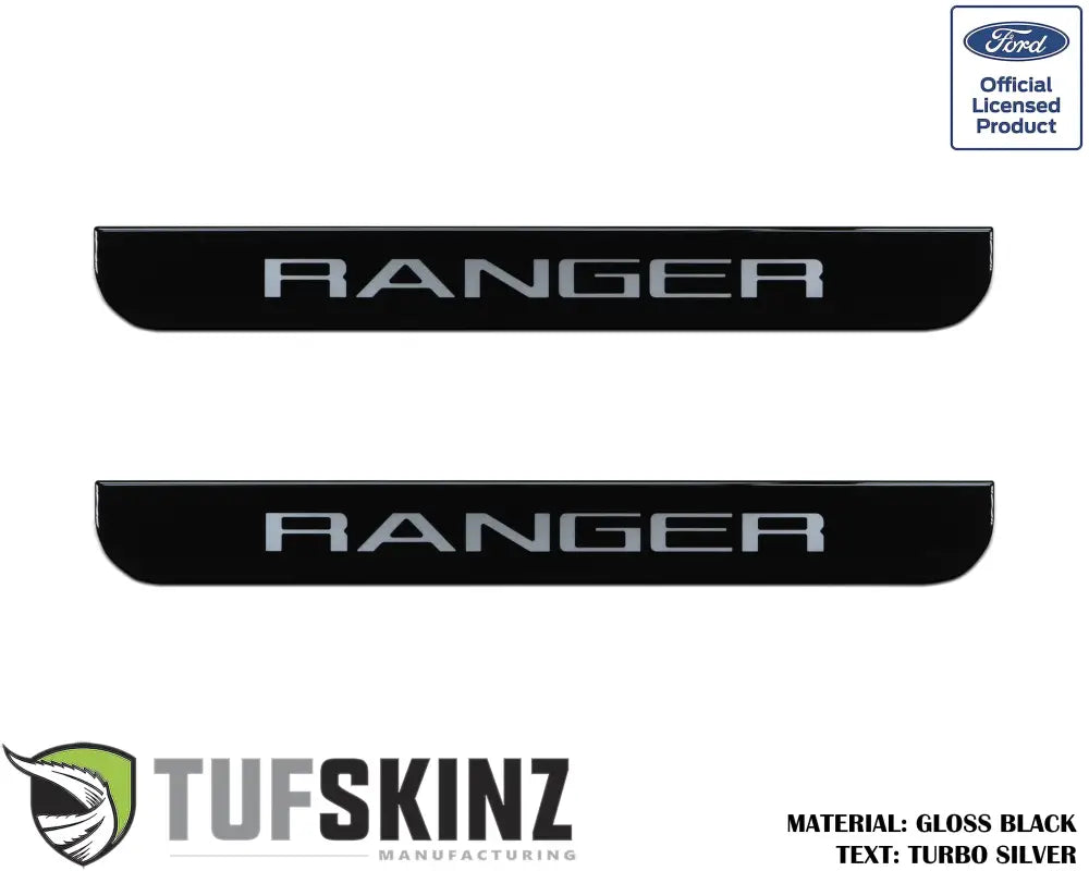 Ford Ranger door sill protection overlays for enhanced door sill protection 2019-2023