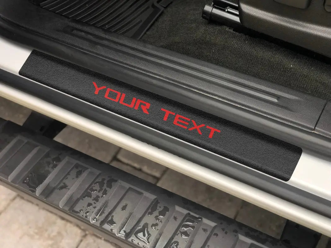 Car door sill protection overlay for Chevrolet Colorado 2015-2022