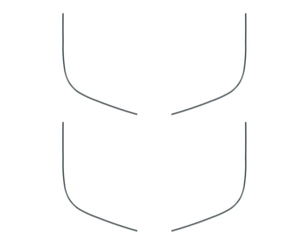 Abstract abdominal muscle outline as door speaker accent overlay for Ford Bronco Sport