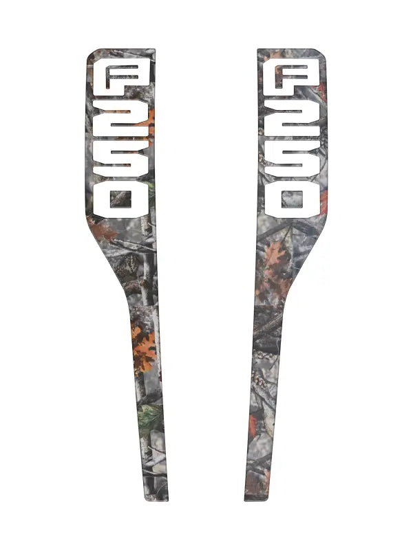 Camouflage F250 decals fender emblem overlays for 2023-2025 Ford Super Duty