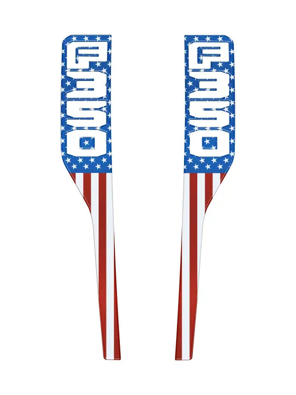 American flag F350 decals front fender emblem overlays for Ford Super Duty 2023-2025