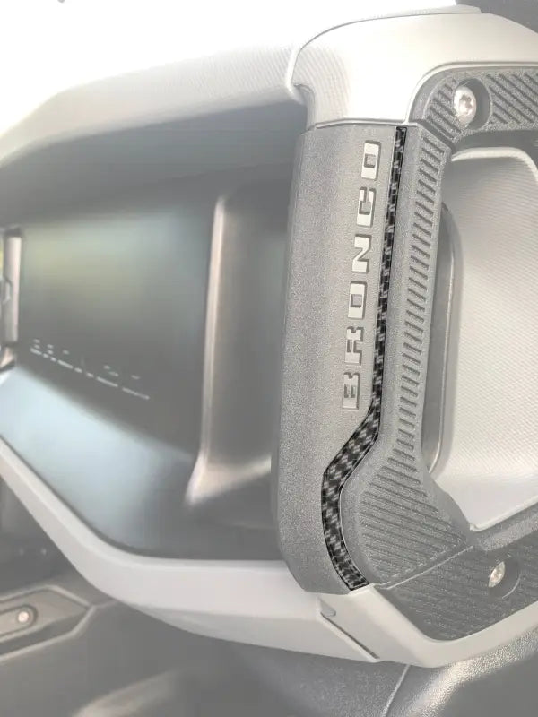 Bronco grab handle with rail line inserts for Ford Bronco 2021-2024 front grab rail