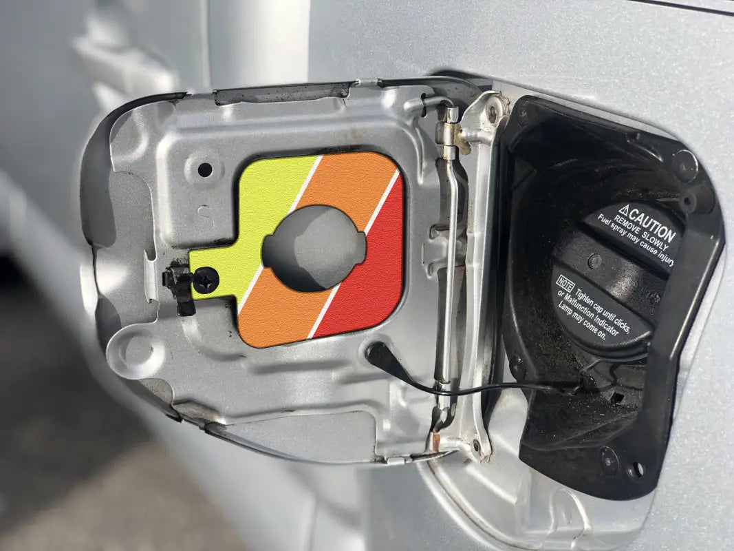 Gas Cap Holder Fits 05-23 Tacoma - 2nd Gen (2005-2015) Short Bed / TRI-Color (Yellow/Orange/Red) - Exterior Accessories