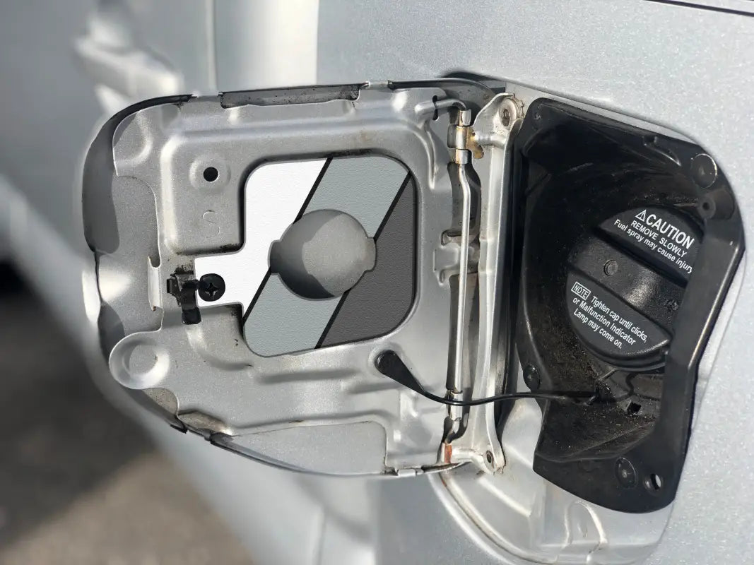 Gas Cap Holder Fits 05-23 Tacoma - 2nd Gen (2005-2015) Short Bed / TRI-Color (White/Gray/Dark Gray) - Exterior