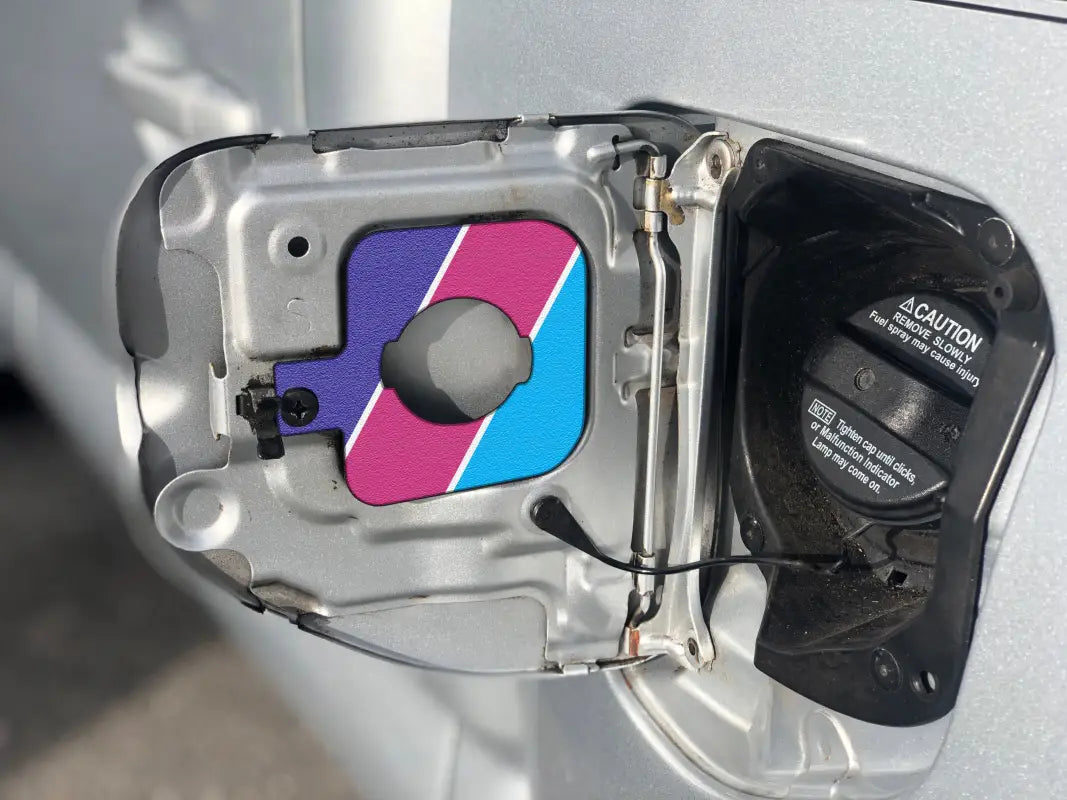 Gas Cap Holder Fits 05-23 Tacoma - 2nd Gen (2005-2015) Short Bed / TRI-Color (Purple/Pink/Blue) - Exterior Accessories