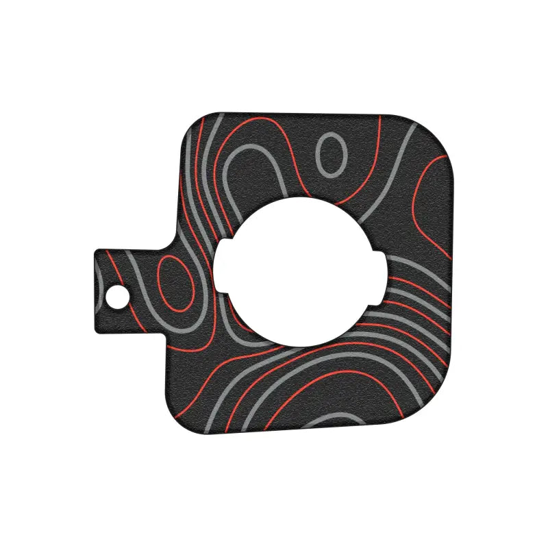 Gas Cap Holder Fits 05-23 Tacoma - 2nd Gen (2005-2015) Short Bed / Topographic Design w/Red - Exterior Accessories >