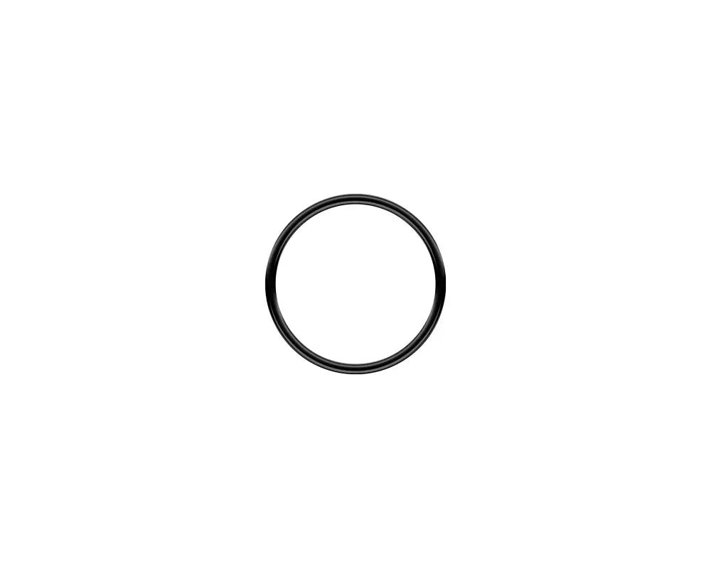 Black circular rubber O-ring for gear selector accent overlay in Ford Maverick 2022-2024