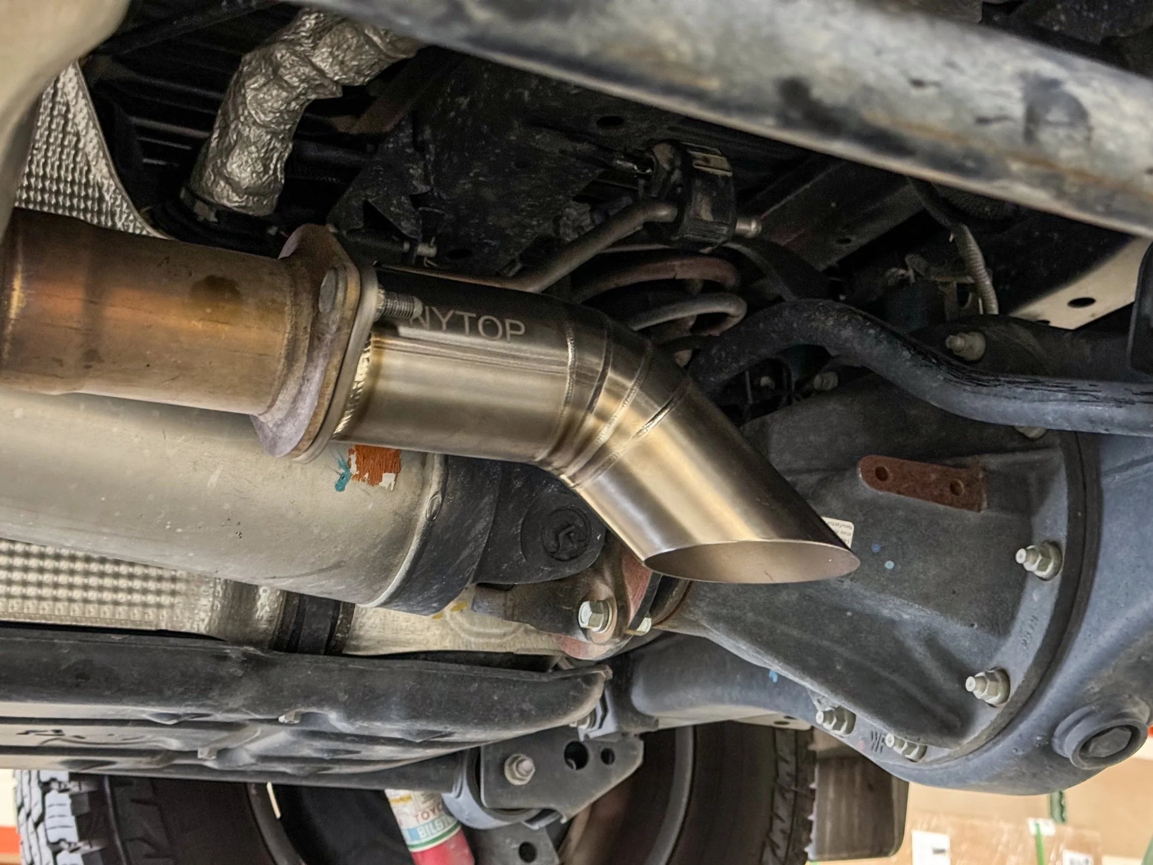 NYTOP Titanium Axle Dump Exhaust Tip For 2022-Current Toyota Tundra