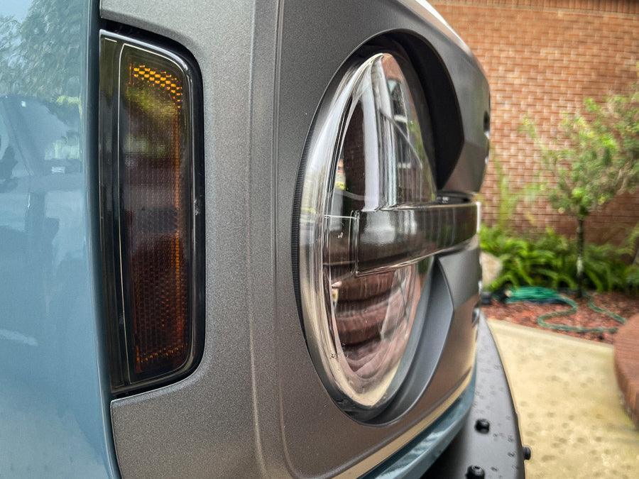 Headlight Bucket Inlays For 2021+ Bronco Badlands / WildTrak / First Edition