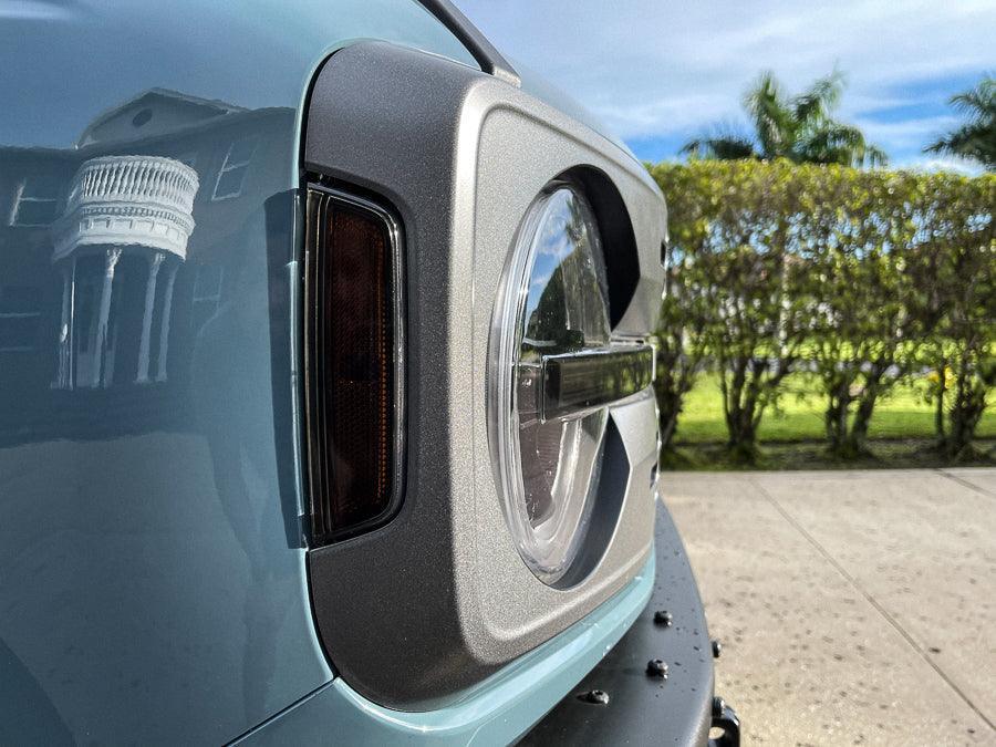 Headlight Bucket Inlays For 2021+ Bronco Badlands / WildTrak / First Edition